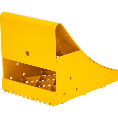 Ice Chocks, Steel, Yellow, 8-1/16" W x 10-5/8" D x 8-13/16" H Ontario Safety Products