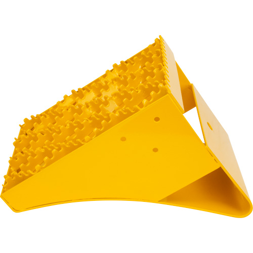 Ice Chocks, Steel, Yellow, 8-1/16" W x 10-5/8" D x 8-13/16" H Ontario Safety Products