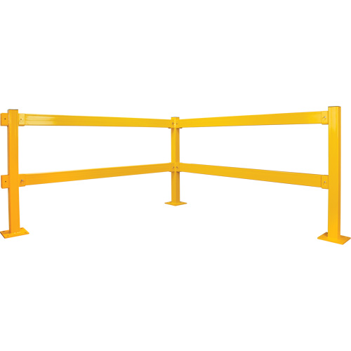 Garde-corps l&eacute;ger Lift-Out, Acier, 10' lo x 4" h, Jaune s&eacute;curit&eacute; OSHA Ontario Safety Products