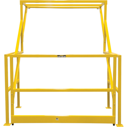 Mezzanine Safety Gate, 70" L x 77" H, 78" Raised, Yellow Ontario Safety Products
