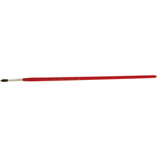 Pinceau de forme ronde pour marquage, Largeur de la brosse de 5/32", Soie de chameau, Manche &agrave; Bois Ontario Safety Products