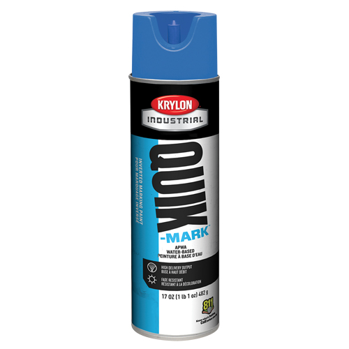 Peinture de marquage industrielle invers&eacute;e &agrave; base d'eau Quik-Mark, 17 oz, Canette a&eacute;rosol Ontario Safety Products