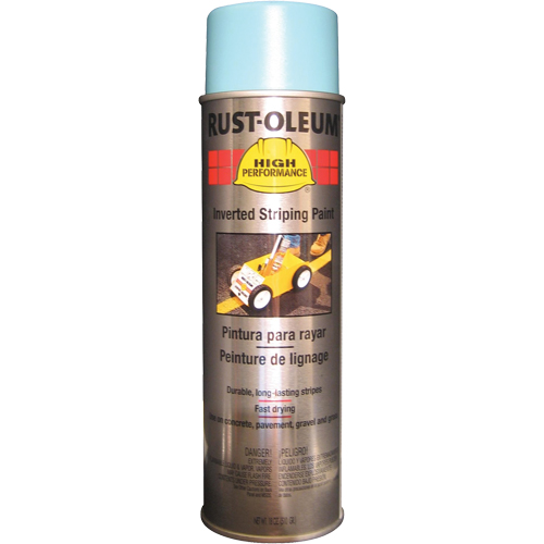 2300 System Inverted Striping Paint, Blue, 18 oz., Aerosol Can Ontario Safety Products