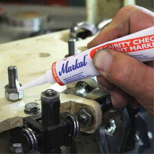 Marqueur de peinture de contr&ocirc;le de s&eacute;curit&eacute;, 1,7 oz, Tube, Bleu Ontario Safety Products