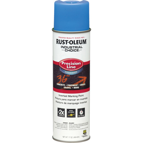 Peinture de marquage lin&eacute;aire de pr&eacute;cision &agrave; base d'eau M1800, 17 oz, Canette a&eacute;rosol Ontario Safety Products