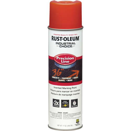 M1800 Water-Based Precision Line Marking Paint, 17 oz., Aerosol Can Ontario Safety Products