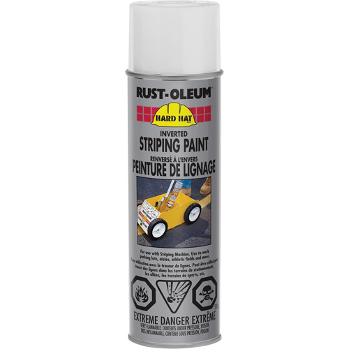 Peinture de marquage renvers&eacute; en a&eacute;rosol, Blanc, Canette a&eacute;rosol Ontario Safety Products