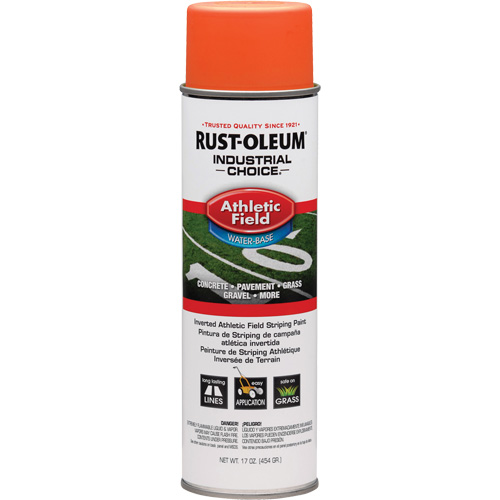 AF1600 Athletic Field Striping Paint, Orange, Aerosol Can Ontario Safety Products