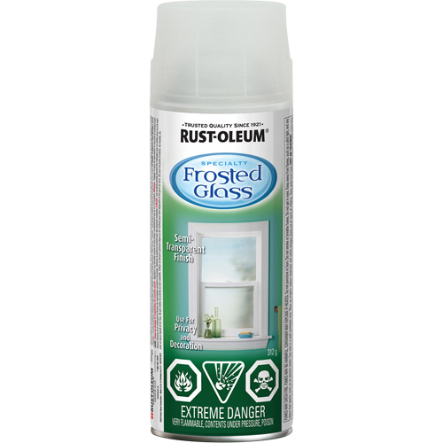 Peinture &agrave; pulv&eacute;riser Sp&eacute;cialit&eacute;, Canette a&eacute;rosol, Verre givr&eacute; Ontario Safety Products
