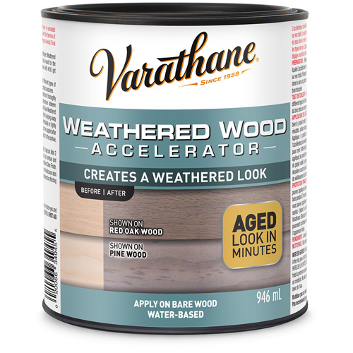Acc&eacute;l&eacute;rateur de vieillissement du bois Varathane, 946 ml, Canette, Gris Ontario Safety Products