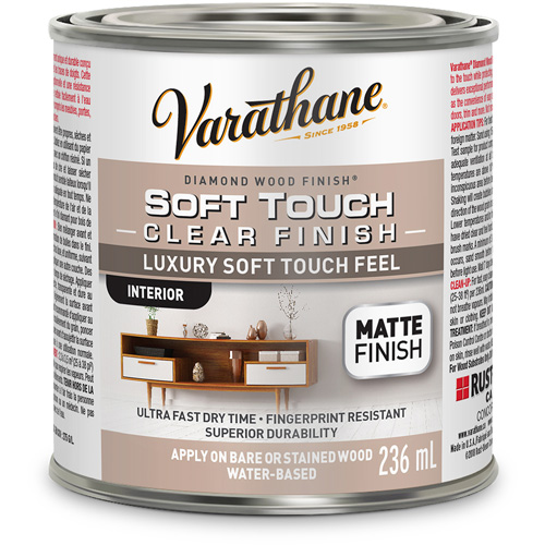 Varathane&reg; Diamond Wood Finish&reg; Coating, 236 ml, Clear, Matte Ontario Safety Products