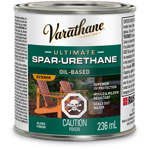 Varathane&reg; Diamond Outdoor Wood Finish, 236 ml, Clear, Gloss Ontario Safety Products