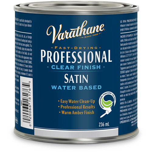 Varathane&reg; Professional Finish, 236 ml, Clear, Satin Ontario Safety Products