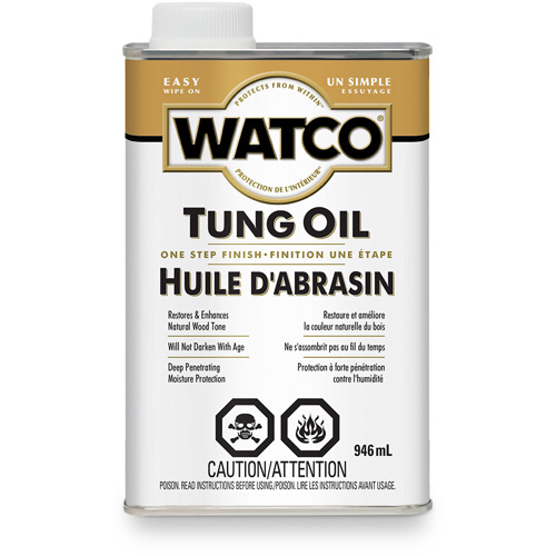 Watco&reg; Tung Oil, 946 ml, Clear, Transparent Ontario Safety Products