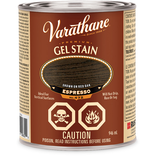 Teinture en gel de qualit&eacute; sup&eacute;rieure Varathane, 946 ml, Espresso Ontario Safety Products