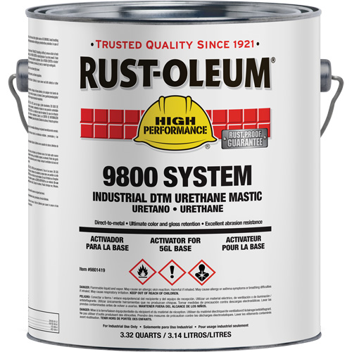 Activateur pour le syst&egrave;me de mastic &agrave; lur&eacute;thane 9800 DTM, 1 gal. Ontario Safety Products