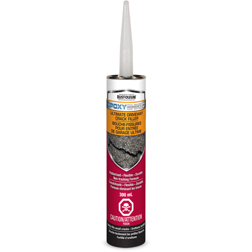 EpoxyShield&reg; Ultimate Driveway Crack Filler, Cartridge, Black Ontario Safety Products