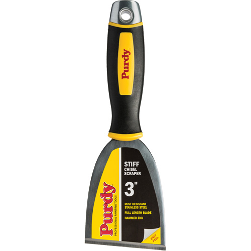 Grattoir rigide en ciseau de premi&egrave;re qualit&eacute;, Lame Acier &agrave; haute teneur en carbone, Largeur 3", Manche Plastique Ontario Safety Products