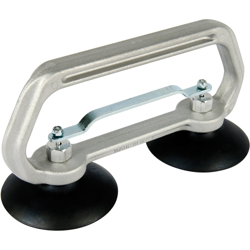 Appareils &agrave; ventouses - Ventouse double industrielle, 50 lb Capacit&eacute;, 4", Barre &agrave; tirer, 10" Longueur de la manche Ontario Safety Products