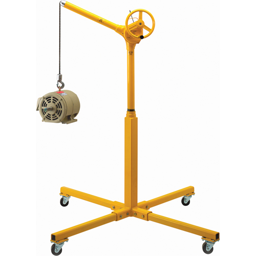 Tall Industrial Lifting Device with Mobile Base, 500 lbs. (0.25 tons) Capacity Ontario Safety Products