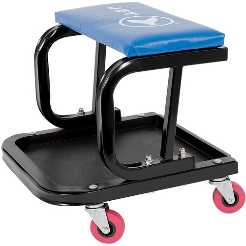 JMS-641A Mechanic's Roller Seat, Vinyl, Blue, 300 lbs. Capacity Ontario Safety Products