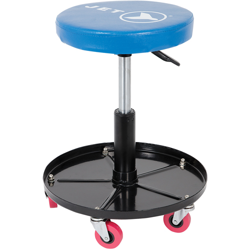 JMS-642A Adjustable Mechanic's Roller Seat, Vinyl, Blue, 300 lbs. Capacity Ontario Safety Products