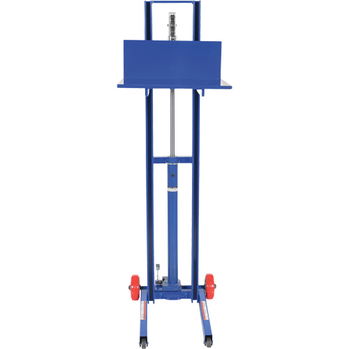 Hydraulic Platform Lift Stacker, Foot Pump Operated, 400 lbs. Capacity, 51-1/8" Max Lift Ontario Safety Products