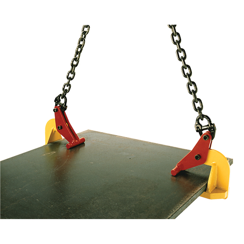 Pince de levage pour plaques horizontales Topal TLH1 0-120, 2200 lb (1,1 tonne) max., M&acirc;choires 0" - 4-3/4" Ontario Safety Products