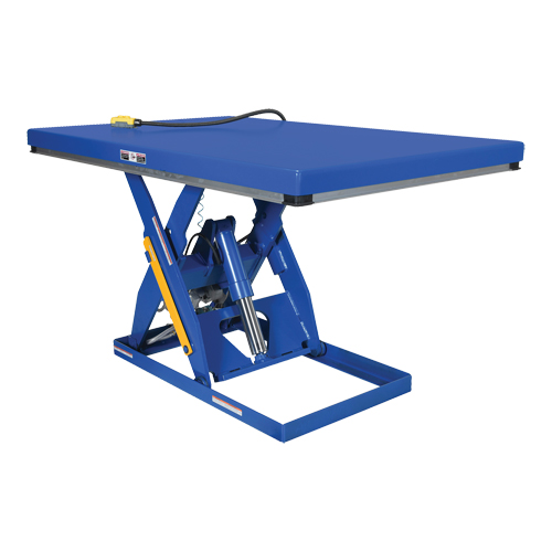 Table &eacute;l&eacute;vatrice &agrave; ciseaux hydraulique, Acier, 48" lo x 48" la, Cap. 3000 lb Ontario Safety Products