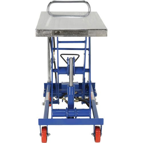 Table &eacute;l&eacute;vatrice &agrave; ciseaux hydraulique pneumatique, Acier, 32-1/2" lo x 19-3/4" la, Cap. 1000 lb Ontario Safety Products