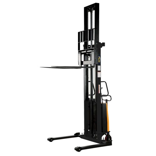 Gerbeur pour chariot &eacute;l&eacute;vateur, Fonctionnement &eacute;lectrique, Capacit&eacute; 2000 lb, Lev&eacute;e max 150" Ontario Safety Products