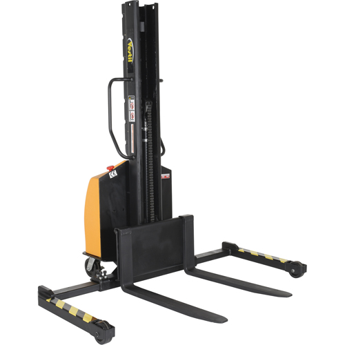 Gerbeur motoris&eacute; avec m&acirc;t &eacute;troit, Fonctionnement &eacute;lectrique, Capacit&eacute; 1500 lb, Lev&eacute;e max 63" Ontario Safety Products