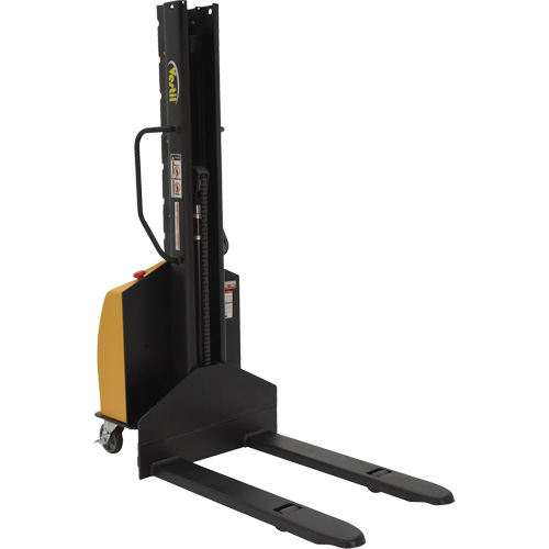 Gerbeur motoris&eacute; avec m&acirc;t &eacute;troit, Fonctionnement &eacute;lectrique, Capacit&eacute; 1000 lb, Lev&eacute;e max 63" Ontario Safety Products