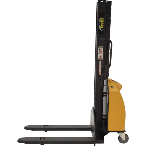 Gerbeur motoris&eacute; avec m&acirc;t &eacute;troit, Fonctionnement &eacute;lectrique, Capacit&eacute; 1000 lb, Lev&eacute;e max 63" Ontario Safety Products