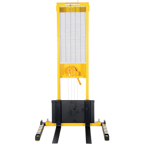 Gerbeur manuel, Fonctionnement Treuil manuel, Capacit&eacute; 770 lb, Lev&eacute;e max 60" Ontario Safety Products