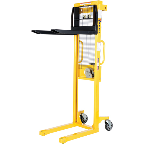 Gerbeur manuel, Fonctionnement Treuil manuel, Capacit&eacute; 770 lb, Lev&eacute;e max 60" Ontario Safety Products