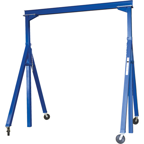 Grue-portique ajustable en acier, 10' lo, Capacit&eacute; 2000 lb (1 tonne) Ontario Safety Products