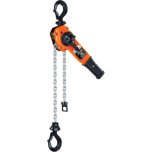 Series 653-A Ratchet Lever Hoist, 10' Lift, 1500 lbs. (0.75 tons) Capacity, Steel Chain Ontario Safety Products
