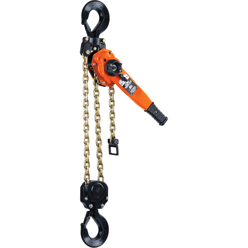 Series 653-A Ratchet Lever Hoist, 5' Lift, 12000 lbs. (6 tons) Capacity, Steel Chain Ontario Safety Products