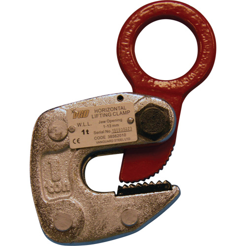 VQHPC Horizontal Lifting Clamp, 4000 lbs. (2 tons) Limit, 1/8" - 7/8" Jaw Ontario Safety Products