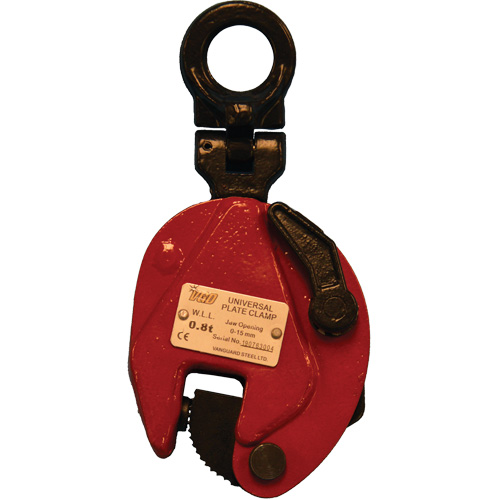 VUPC Universal Lifting Clamp, 4000 lbs. (2 tons), 0" - 1" Jaw Opening Ontario Safety Products