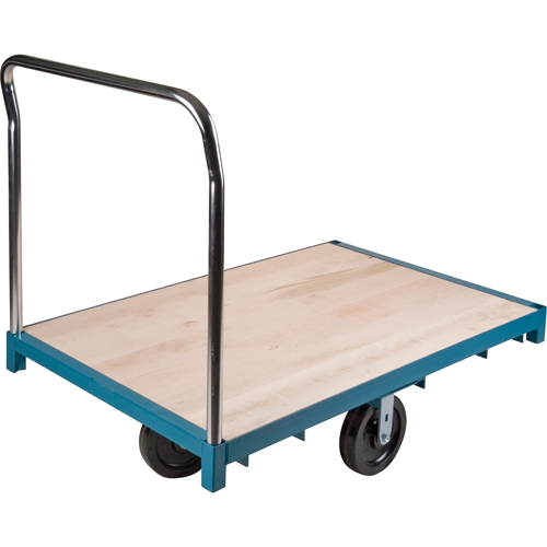 Chariot &agrave; plateforme robuste, 60" lo x 30" la, Capacit&eacute; de 2500 lb, Roues en Nylon Ontario Safety Products