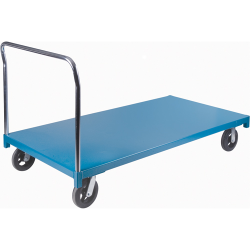 Heavy-Duty Platform Truck, 72" L x 36" W, 2000 lbs. Capacity, Rubber Casters Ontario Safety Products