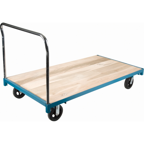 Chariot &agrave; plateforme robuste, 96" lo x 48" la, Capacit&eacute; de 2000 lb, Roues en Caoutchouc Ontario Safety Products