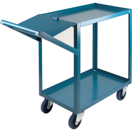 Order Picking Carts, 36" H x 18" W x 46" D, 2 Shelves, 1200 lbs. Capacity Ontario Safety Products