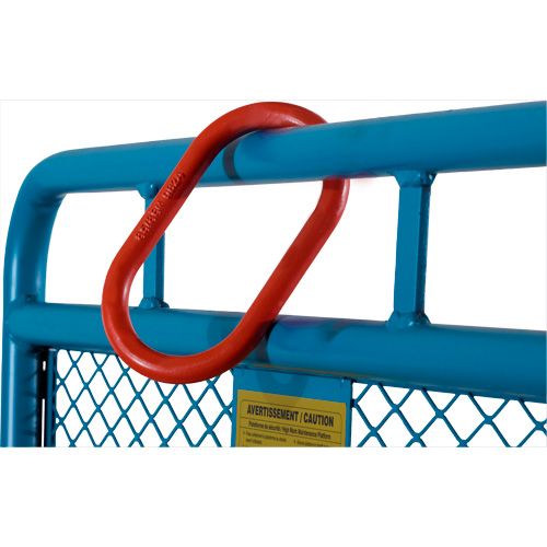 Nacelle &eacute;l&eacute;vatrice pour travail en hauteur, 36" x 36" x 72" h, Capacit&eacute; de 1000 lb, Acier Ontario Safety Products