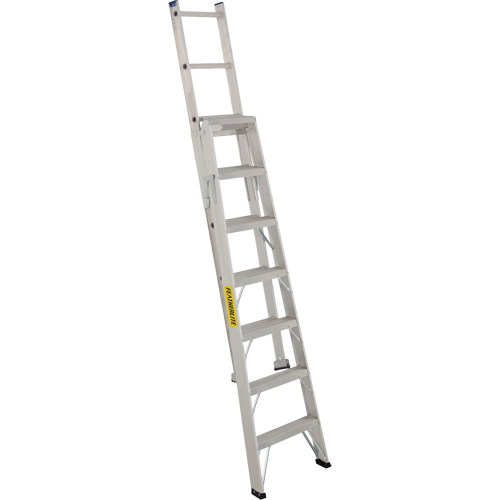 2700 Series Industrial Duty Multi-Way Ladders, 7', Aluminum, 250 lbs. Cap., ANSI 1, CSA 1 Ontario Safety Products