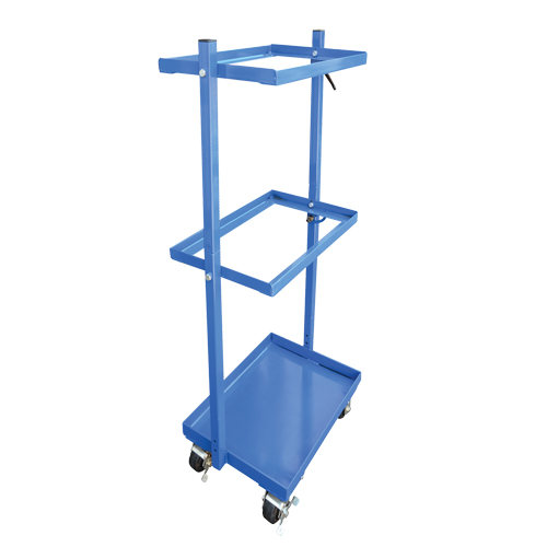 Stock Cart, Steel, 30-11/16" W x 19-1/4" D, 3 Shelves, 300 lbs. Capacity Ontario Safety Products
