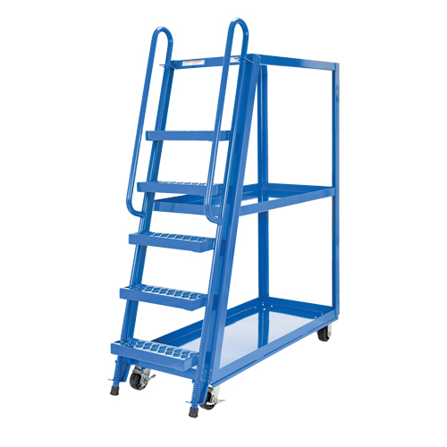 Chariot &agrave; cueillette, Acier, 21-7/8" la x 56-1/8" p, 3 tablettes, Capacit&eacute; 1000 lb Ontario Safety Products