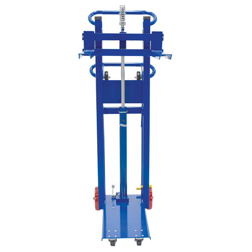 Empileur &agrave; plateforme, M&eacute;canisme Pompe au pied, Capacit&eacute; de 750 lb, Levage max de 52" Ontario Safety Products